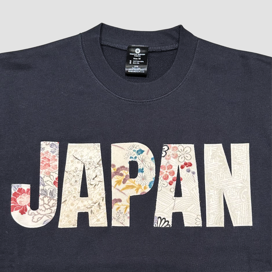 【Size:M】着物JAPANスウェット, Navy 15