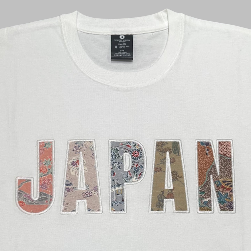 【Size:XL】Kimono JAPAN T-shirt White 15