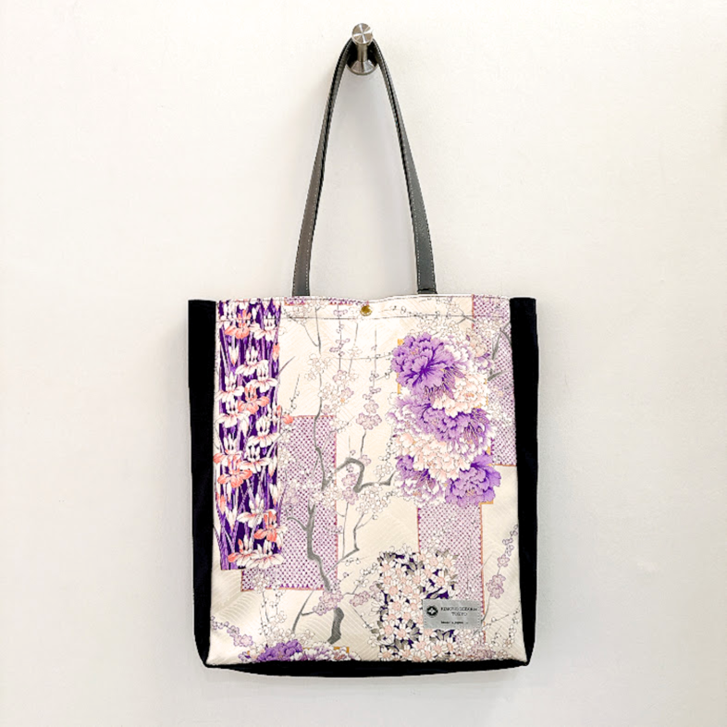 Kimono Tote with depth Navy 26