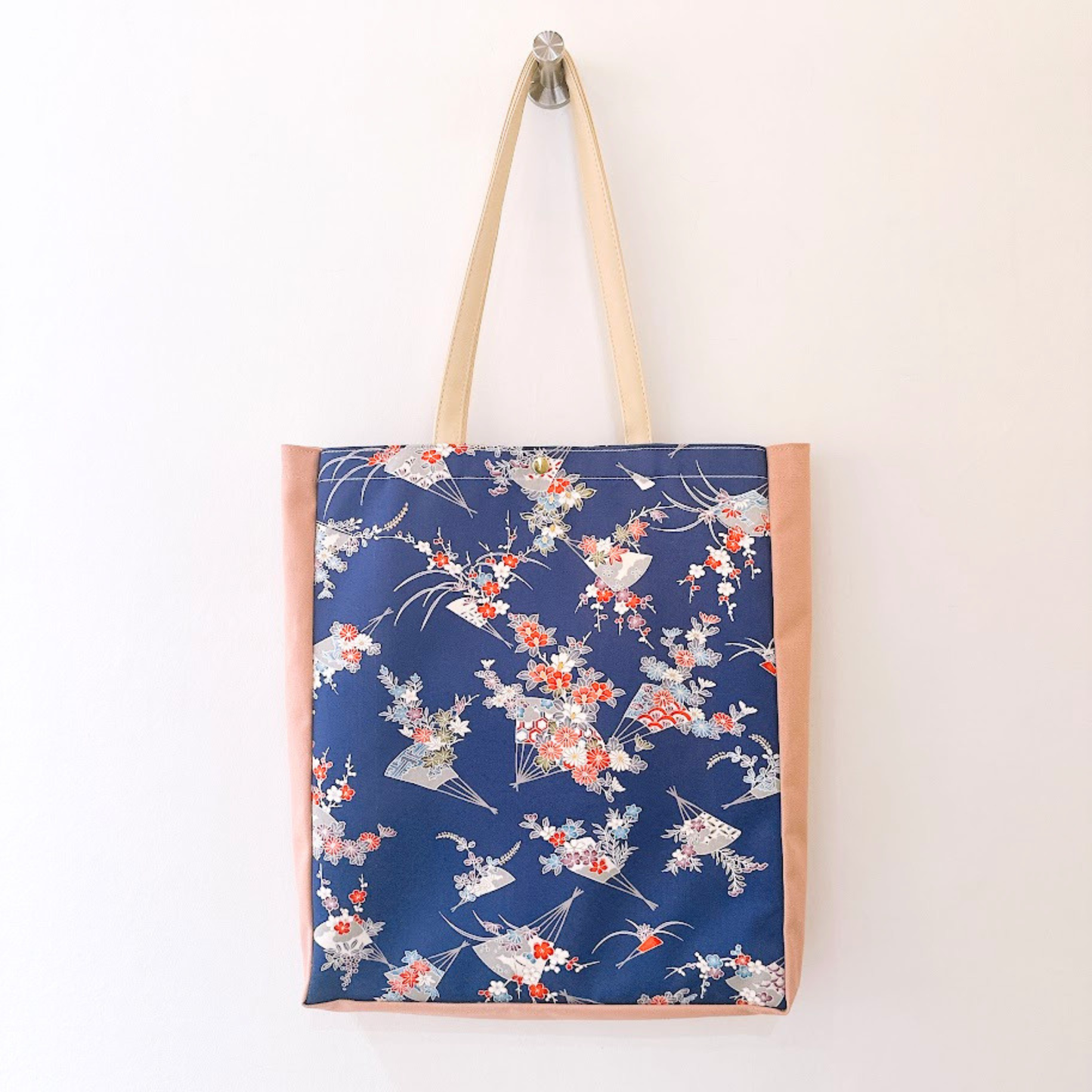 Kimono Tote with depth Pink 31