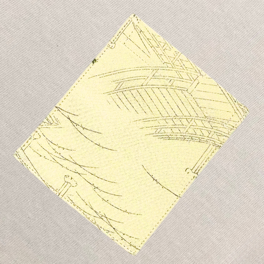 【Size:L】Kimono T-shirt, Beige 035