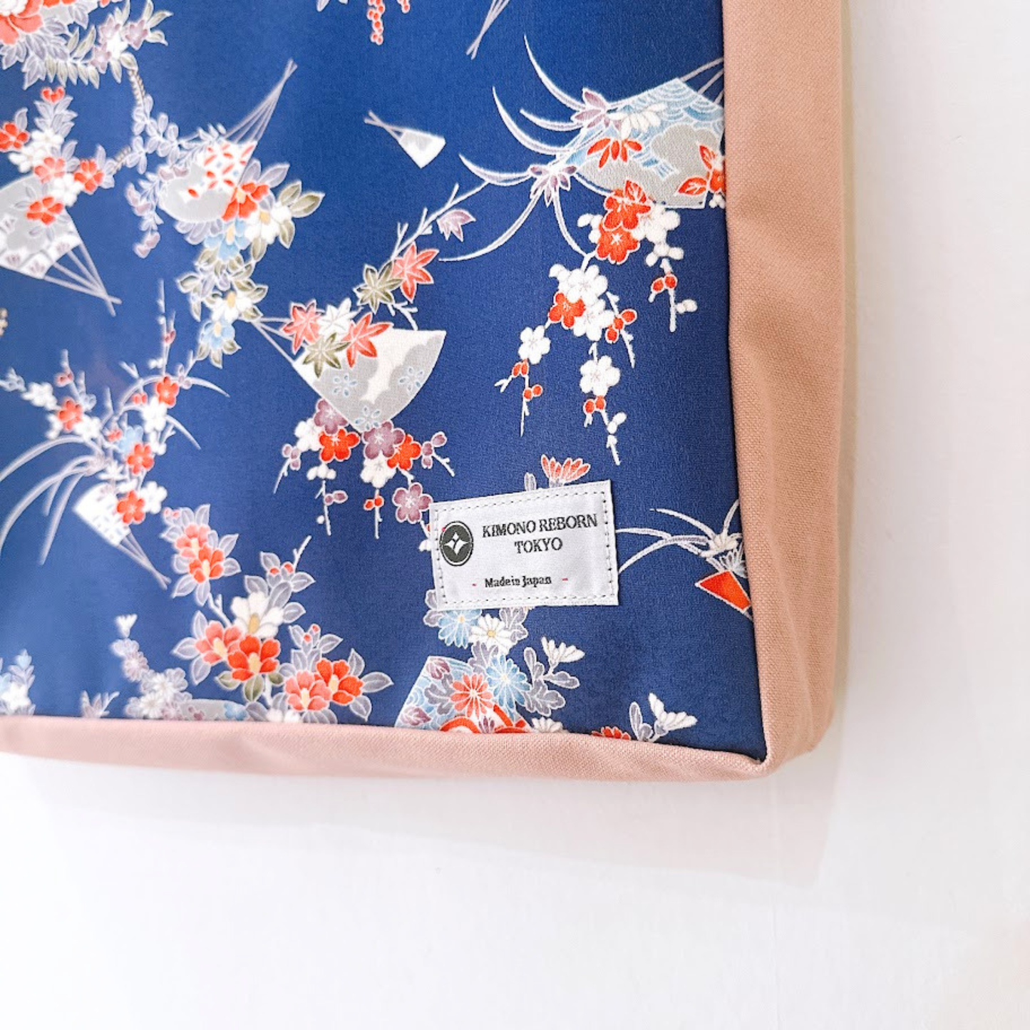 Kimono Tote with depth Pink 31