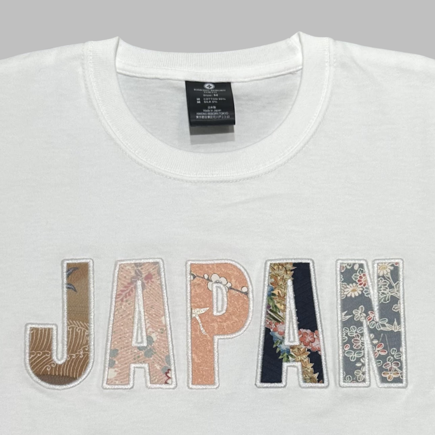【Size:M】Kimono JAPAN T-shirt White 01