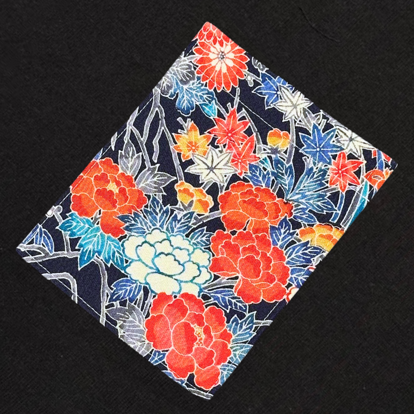 【Size:XL】Kimono T-shirt, Black 66