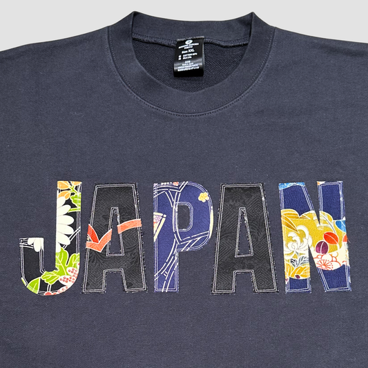 【Size:XXL】着物JAPANスウェット, Navy 01
