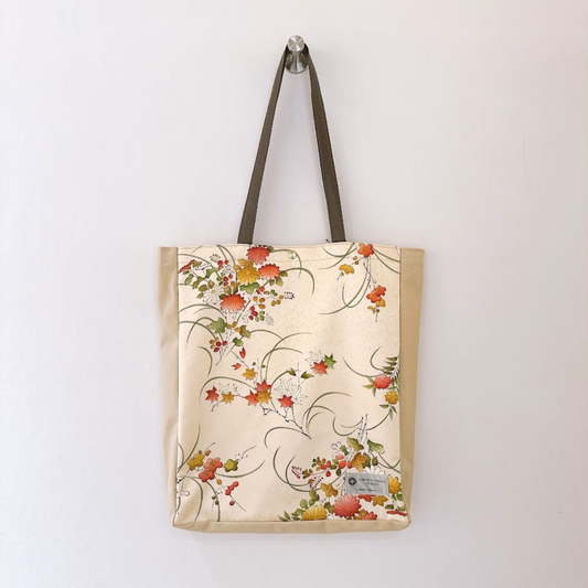 Kimono Tote with depth Beige 21