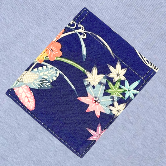 【Size:M】Kimono T-shirt, Sky Blue 67