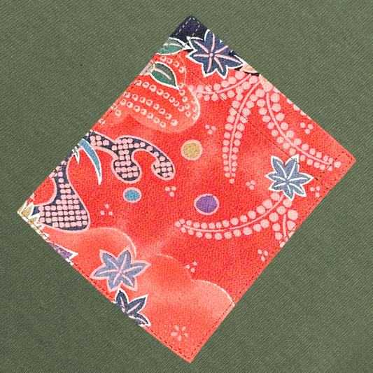 【Size:L】Kimono T-shirt, Olive 055
