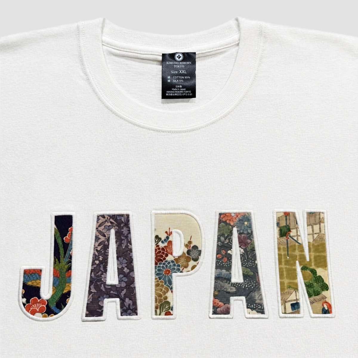 【Size:XL】着物 JAPAN Tシャツ White 16