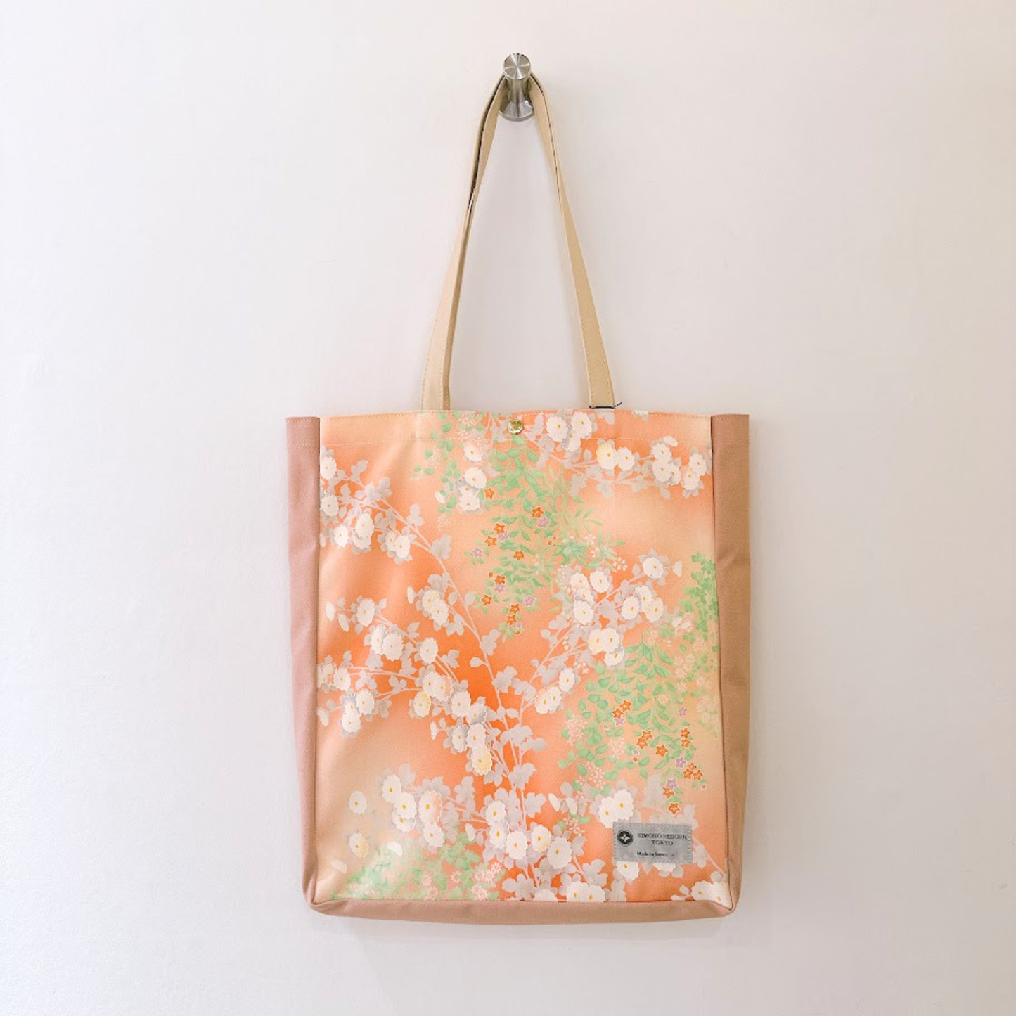 Kimono Tote with depth Pink 33