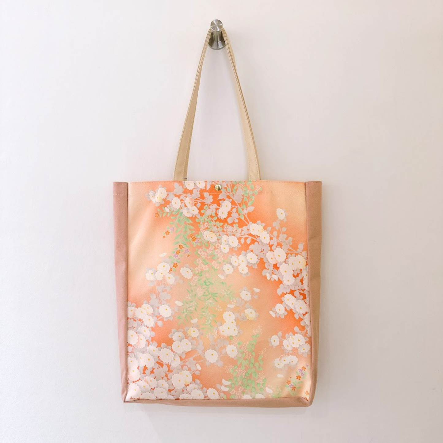 Kimono Tote with depth Pink 33