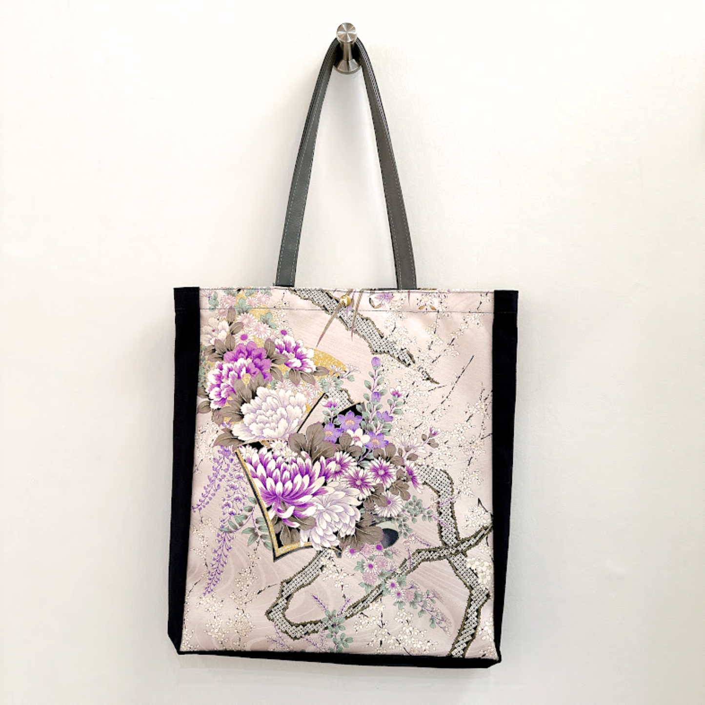 Kimono Tote with depth Navy 28