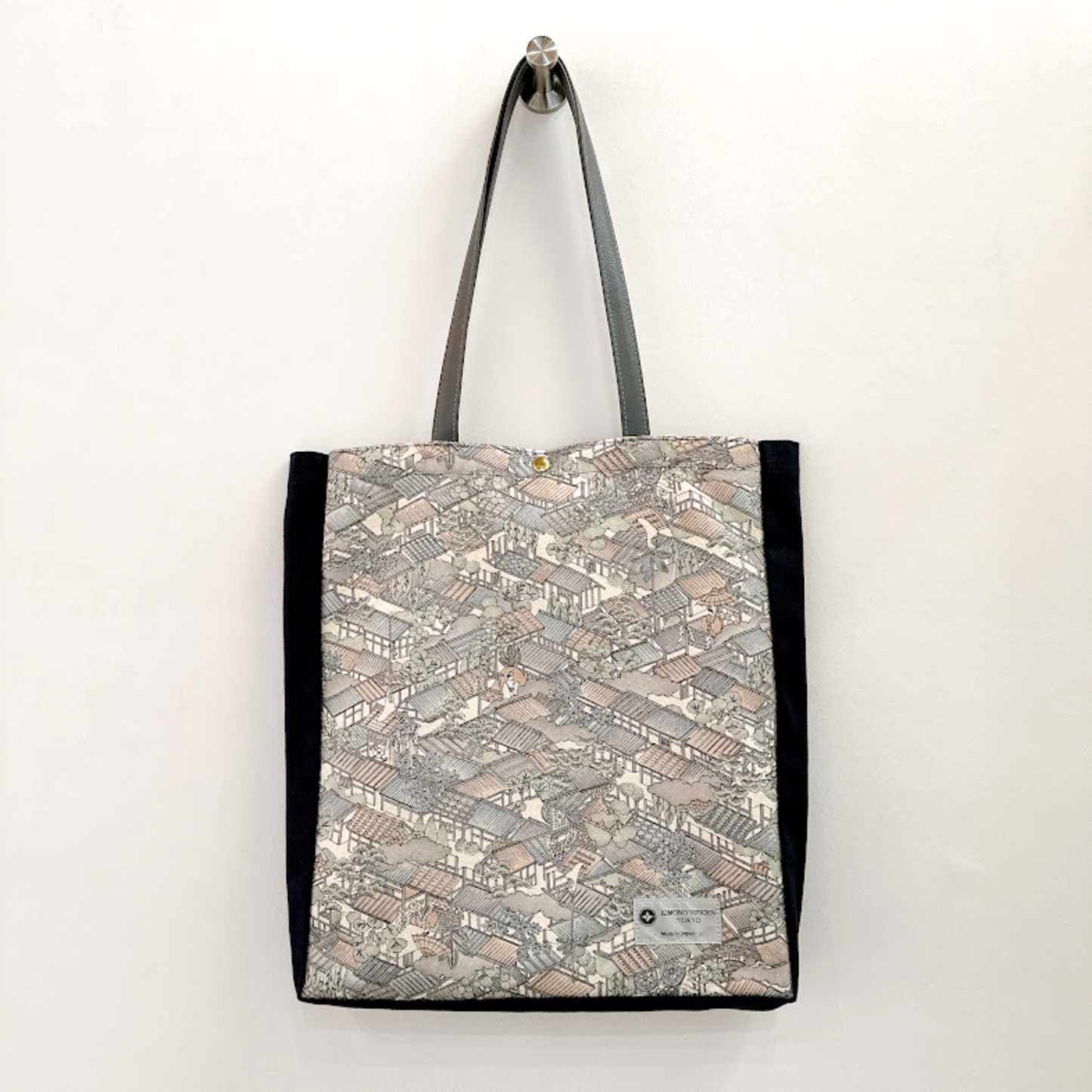 Kimono Tote with depth Navy 29