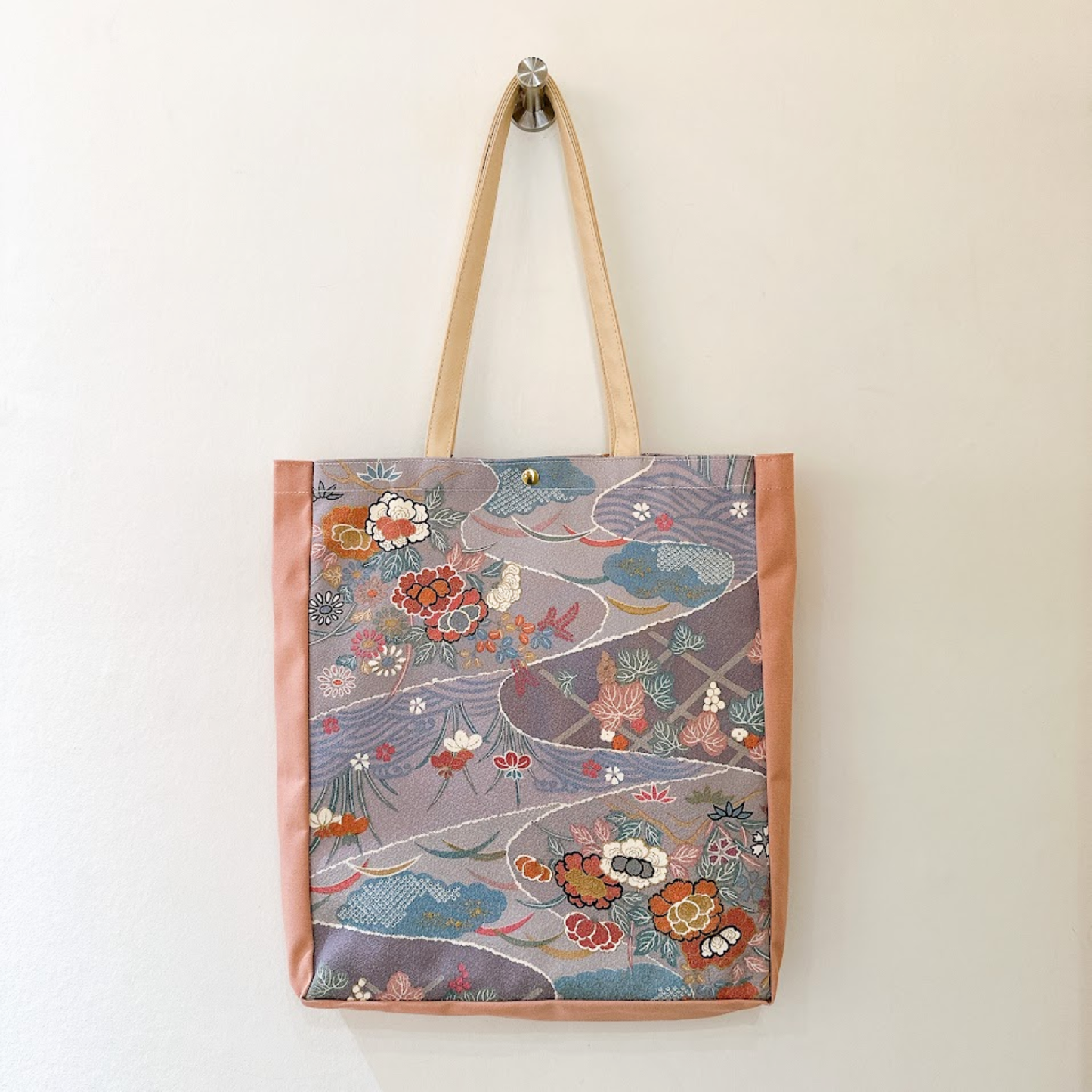 Kimono Tote with depth Pink 24