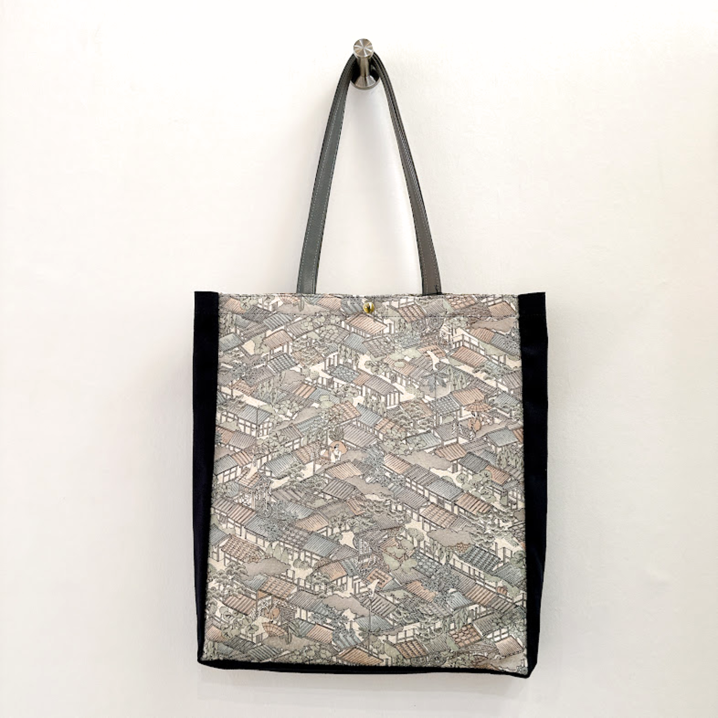Kimono Tote with depth Navy 29