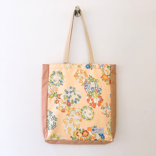 Kimono Tote with depth Pink 45