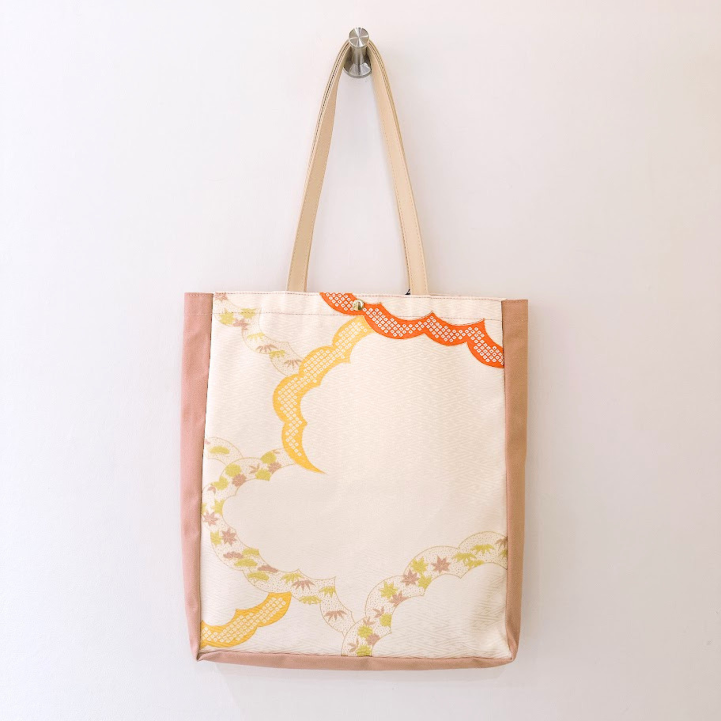 Kimono Tote with depth Pink 35