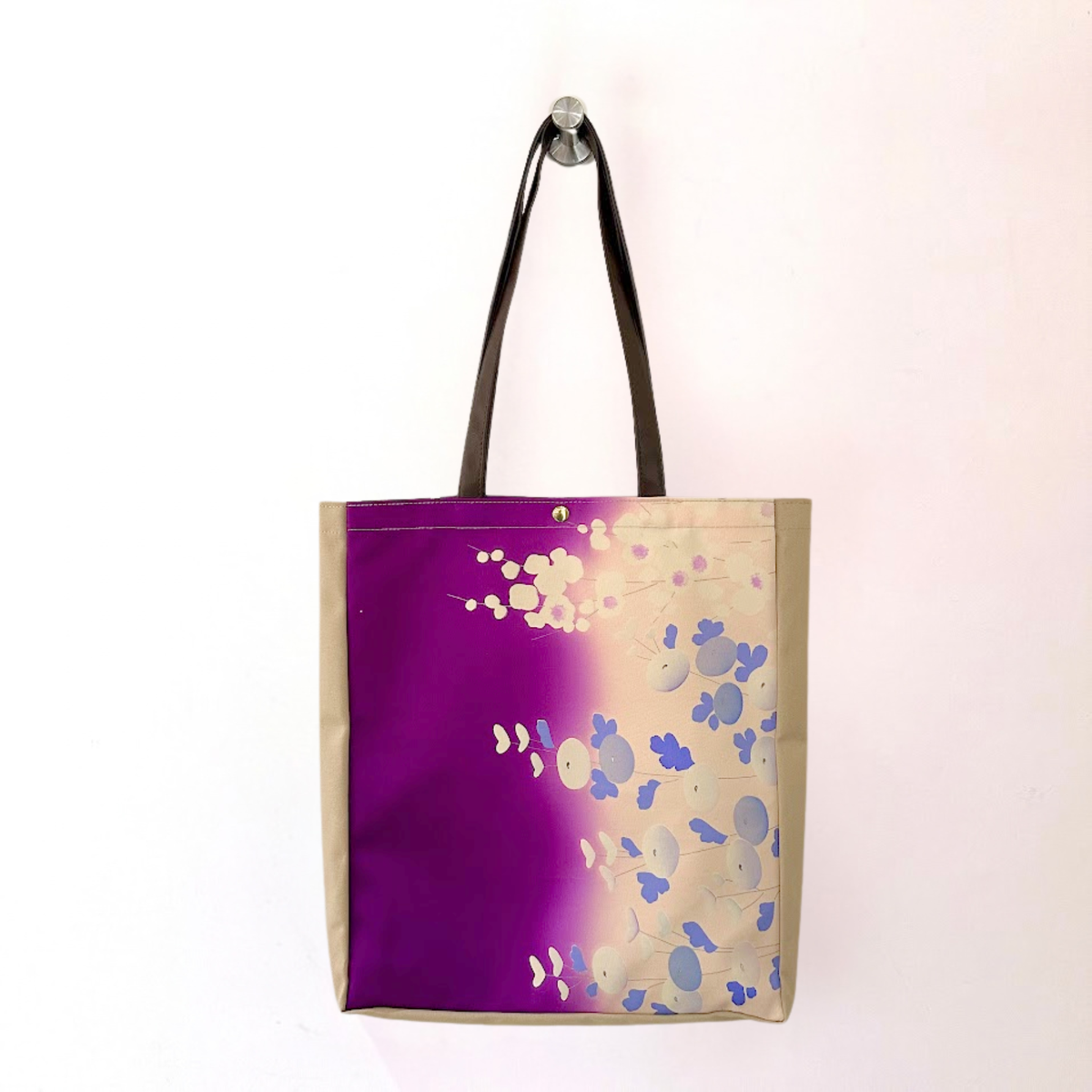 Kimono Tote with depth Beige 34