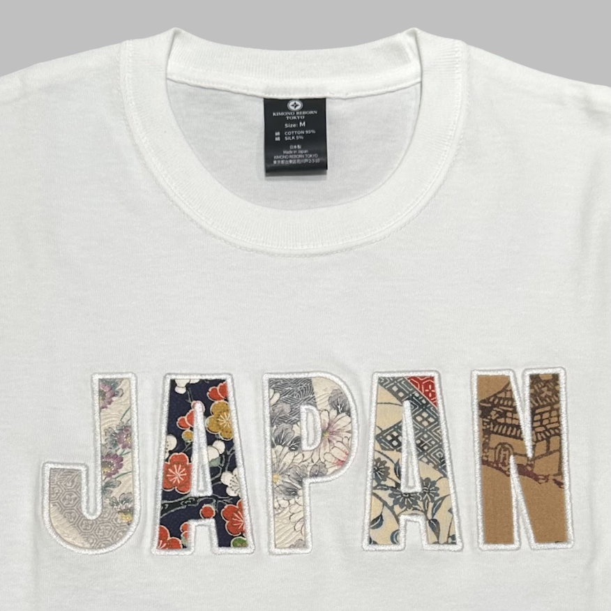 【Size:M】Kimono JAPAN T-shirt White 03