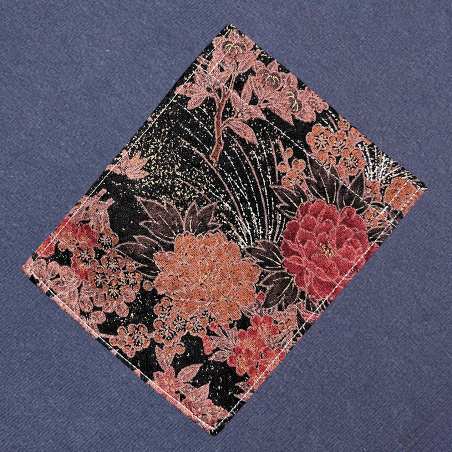 【Size:XL】Kimono T-shirt, Navy 114