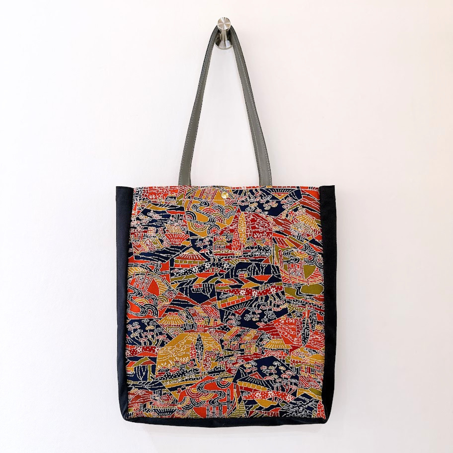 Kimono Tote with depth Navy 40