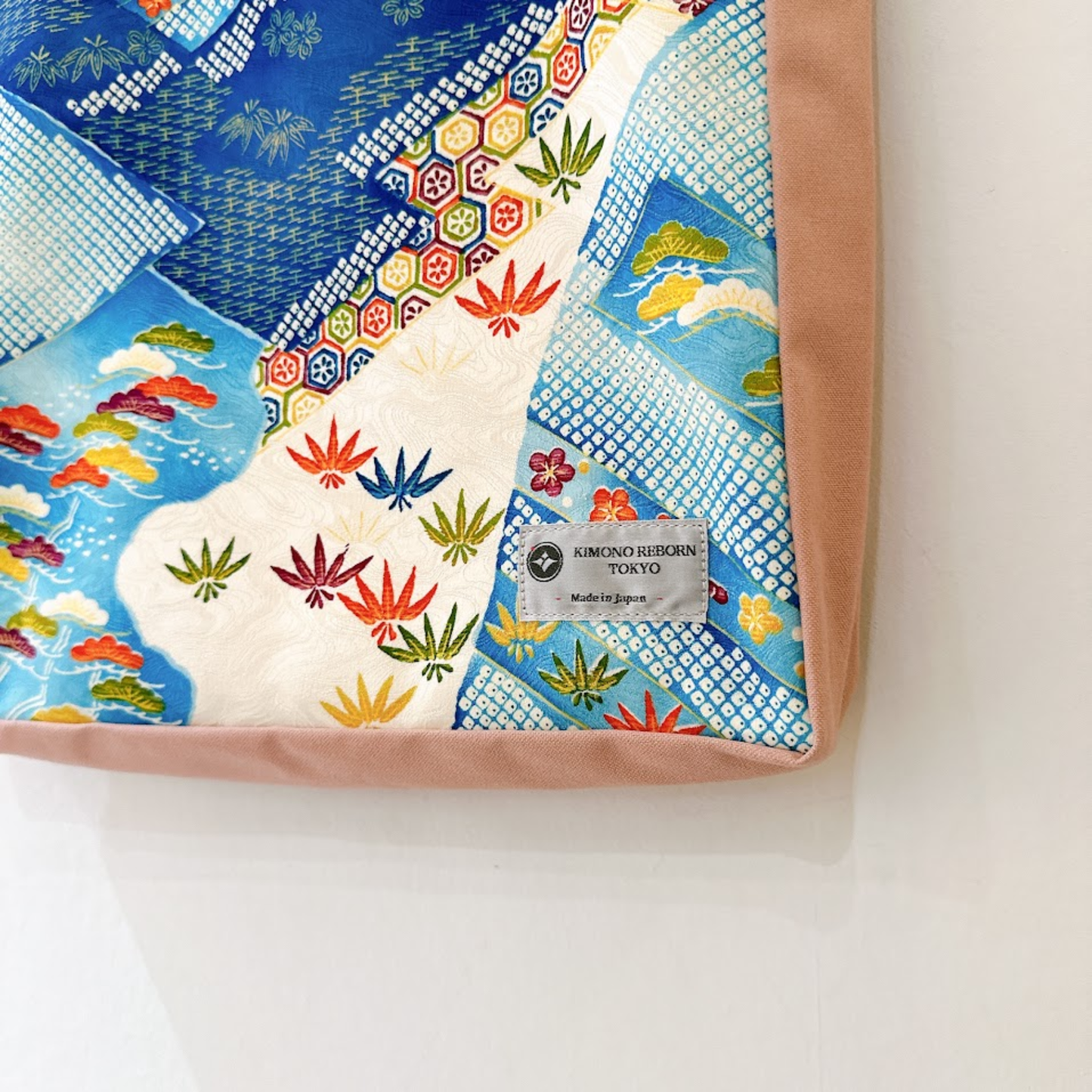 Kimono Tote with depth Pink 29