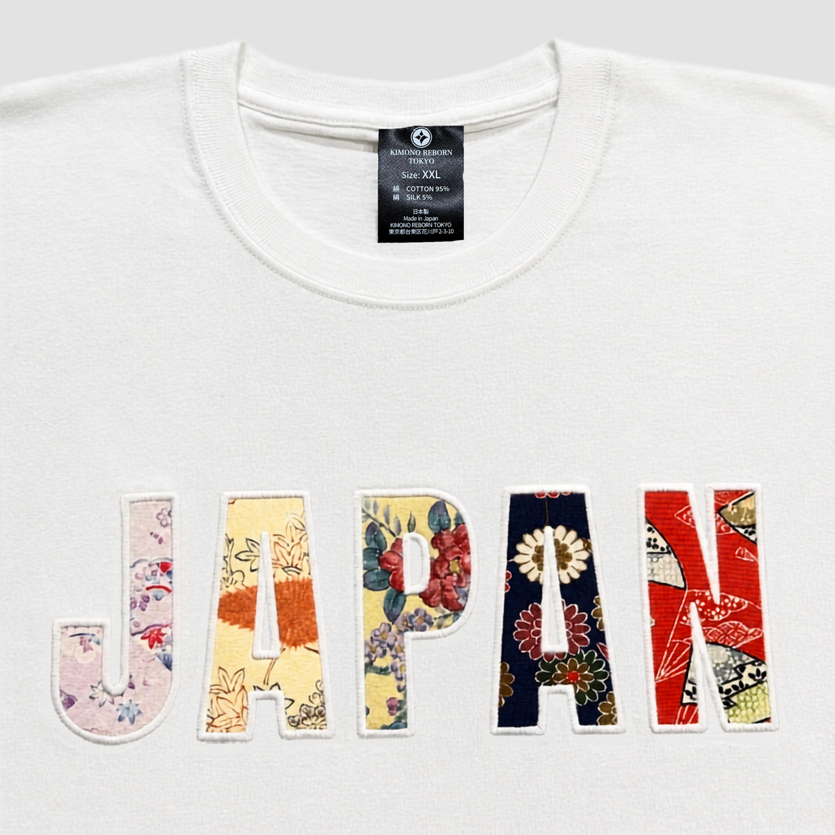 【Size:XL】着物 JAPAN Tシャツ White 19