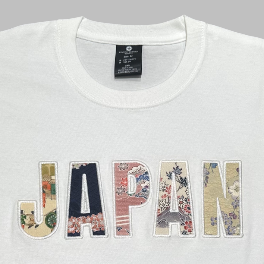 【Size:M】着物 JAPAN Tシャツ White 04