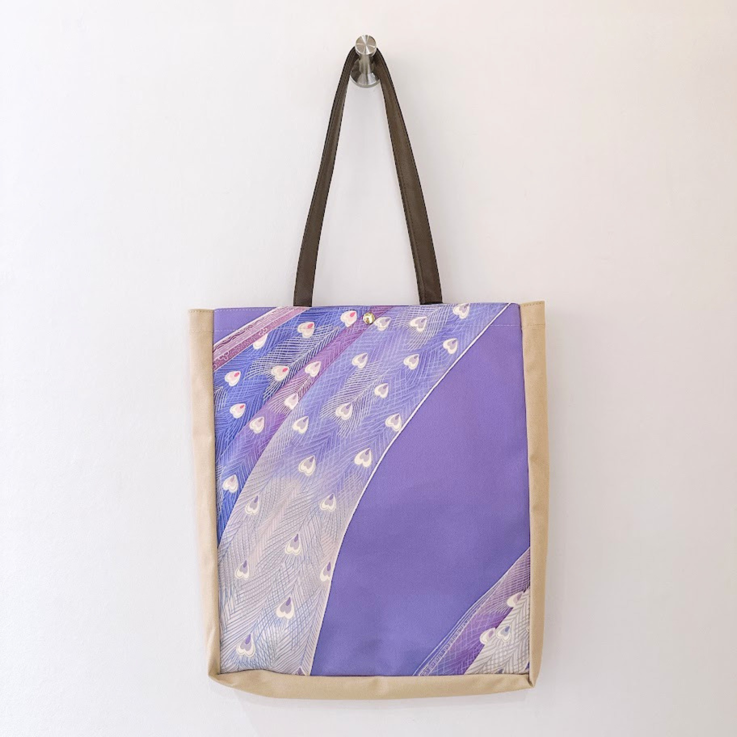 Kimono Tote with depth Beige 22