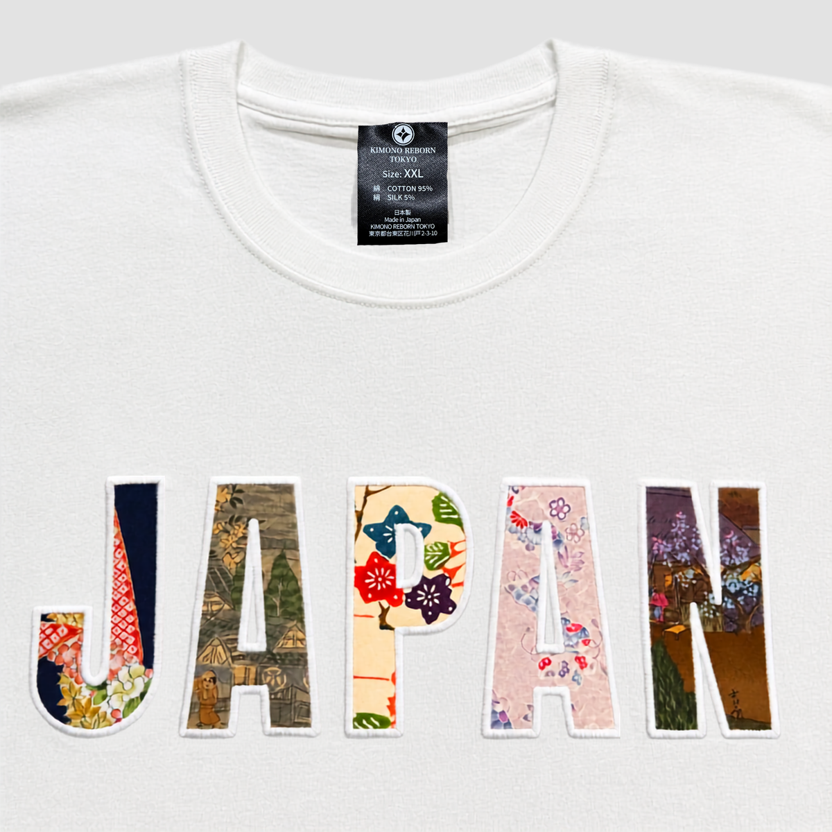 【Size:XL】着物 JAPAN Tシャツ White 20