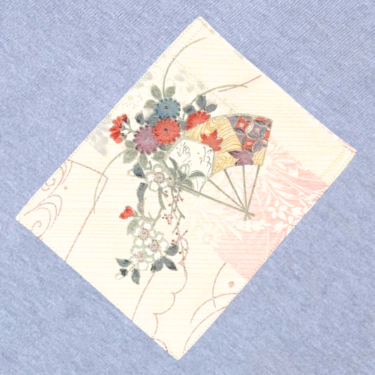 【Size:XL】着物Tシャツ Sky Blue 65