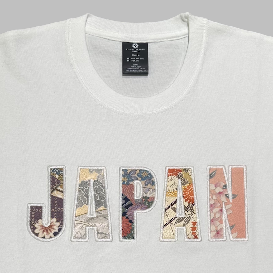 【Size:L】Kimono JAPAN T-shirt White 07