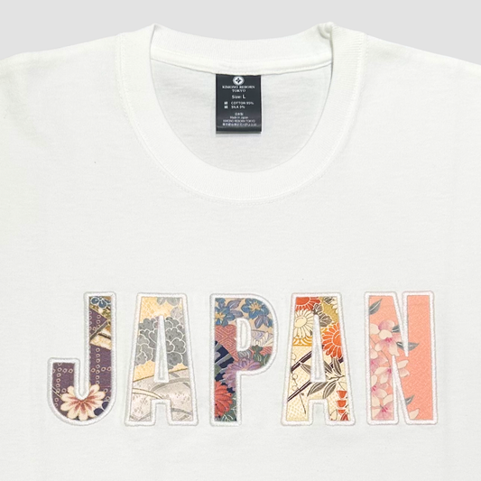 【Size:L】着物 JAPAN Tシャツ White 07