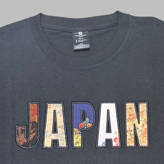 【Size:L】着物 JAPAN Tシャツ Black 07