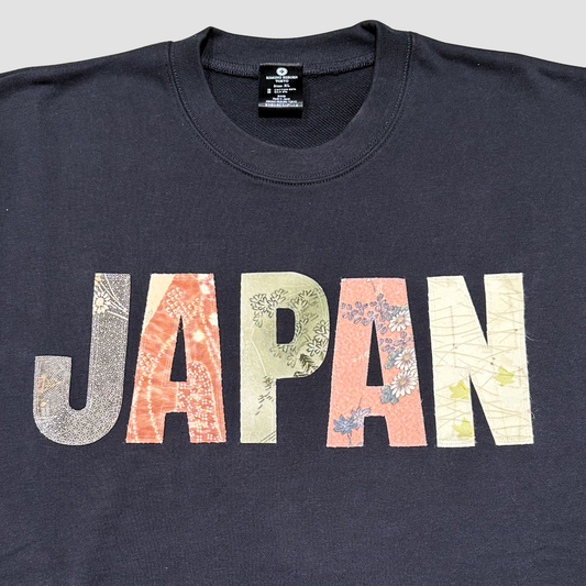【Size:XL】着物JAPANスウェット, Navy 08
