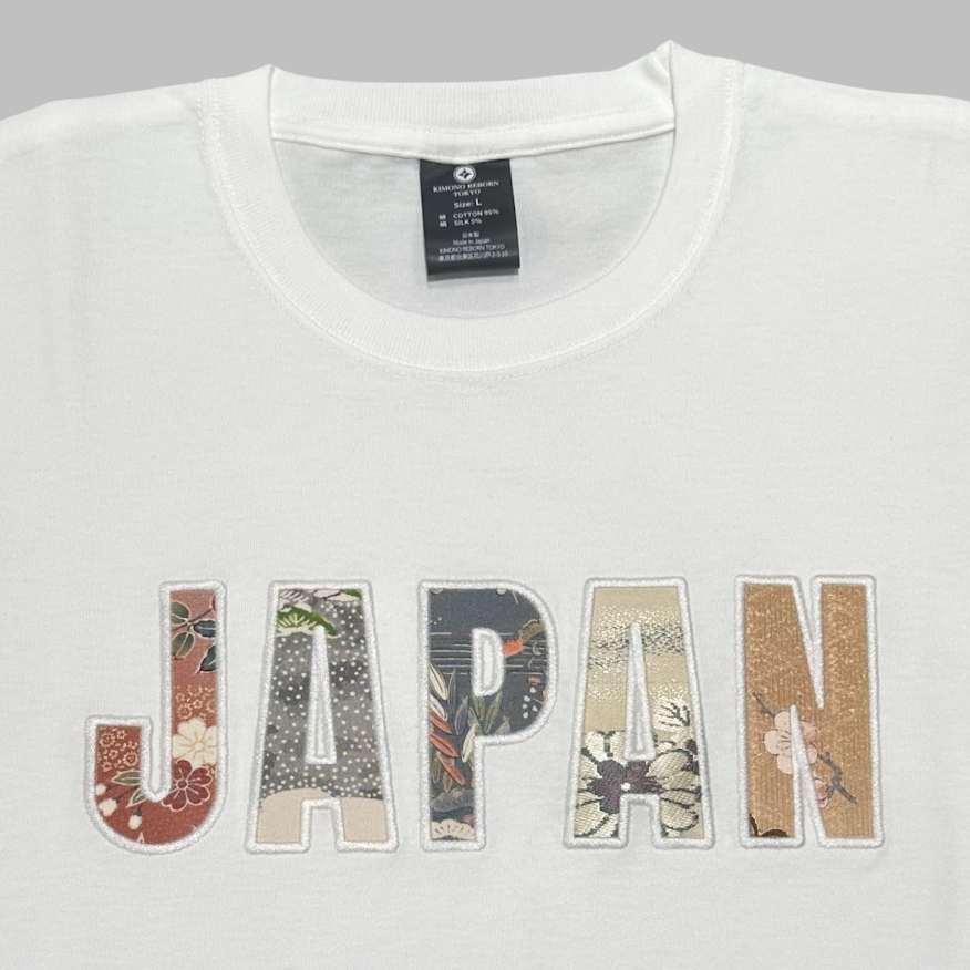 【Size:L】Kimono JAPAN T-shirt White 08