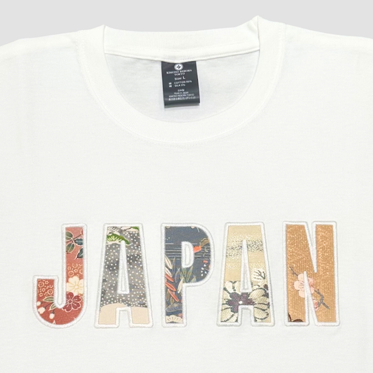 【Size:L】着物 JAPAN Tシャツ White 08