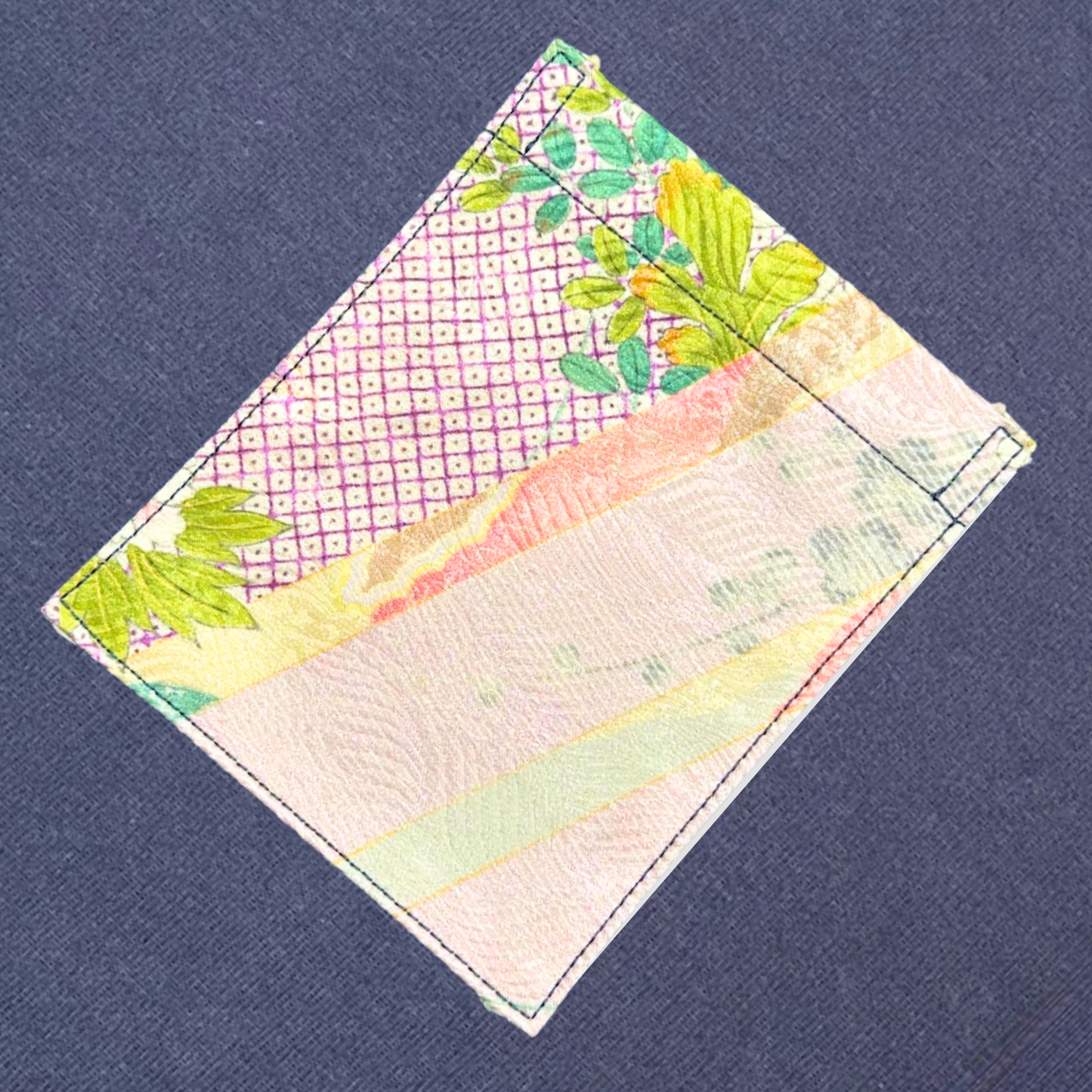 【Size:XL】Kimono T-shirt, Navy 105