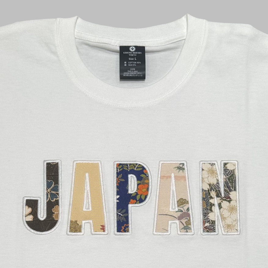 【Size:L】Kimono JAPAN T-shirt White 09