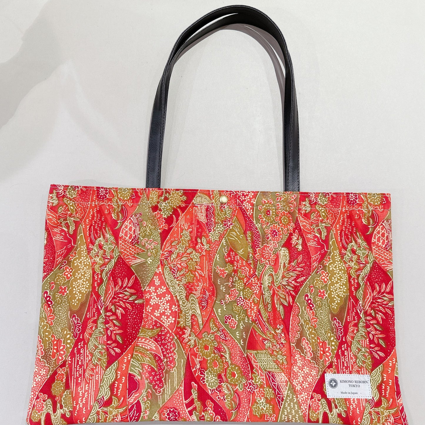 Kimono Tote Bag (w/button), 177