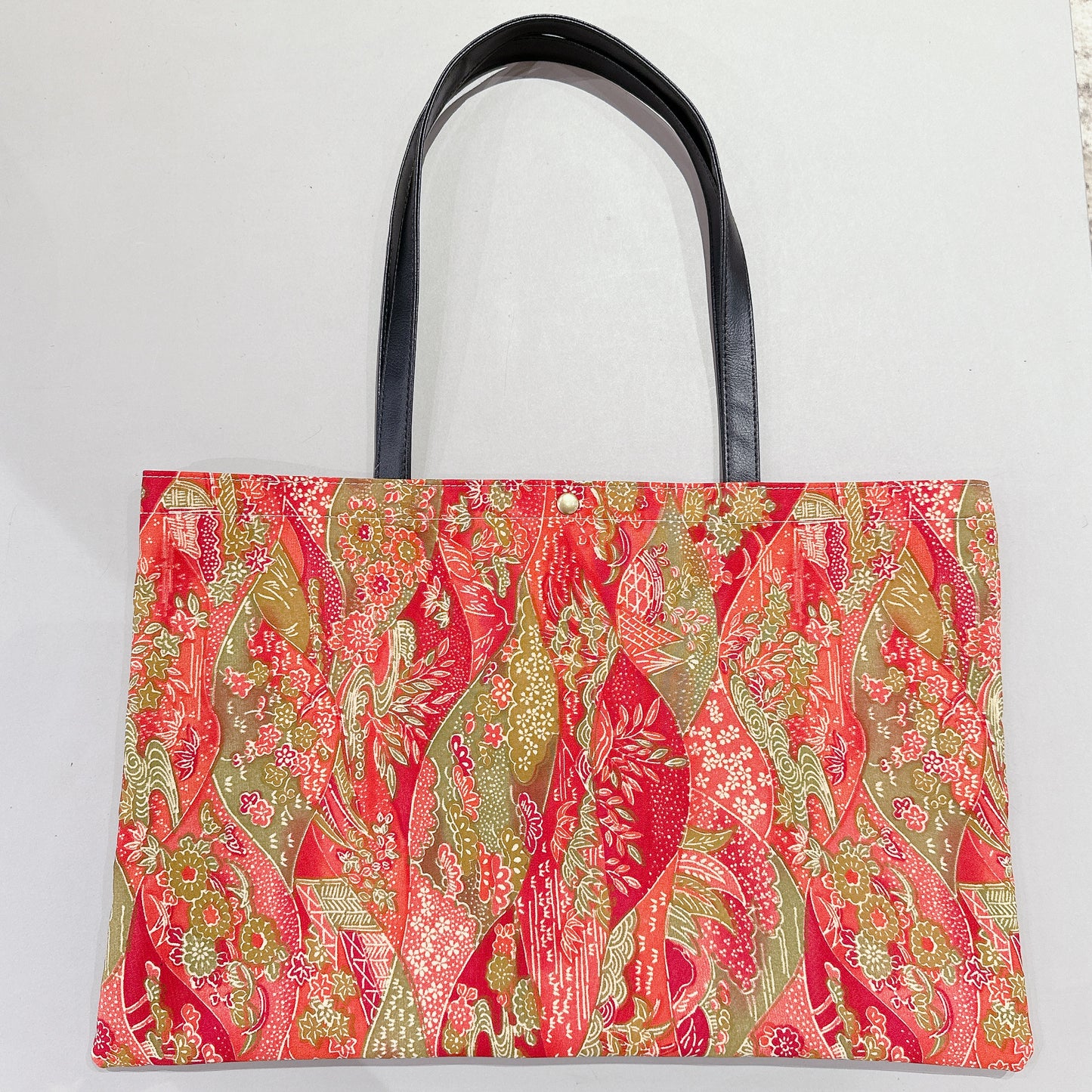 Kimono Tote Bag (w/button), 177