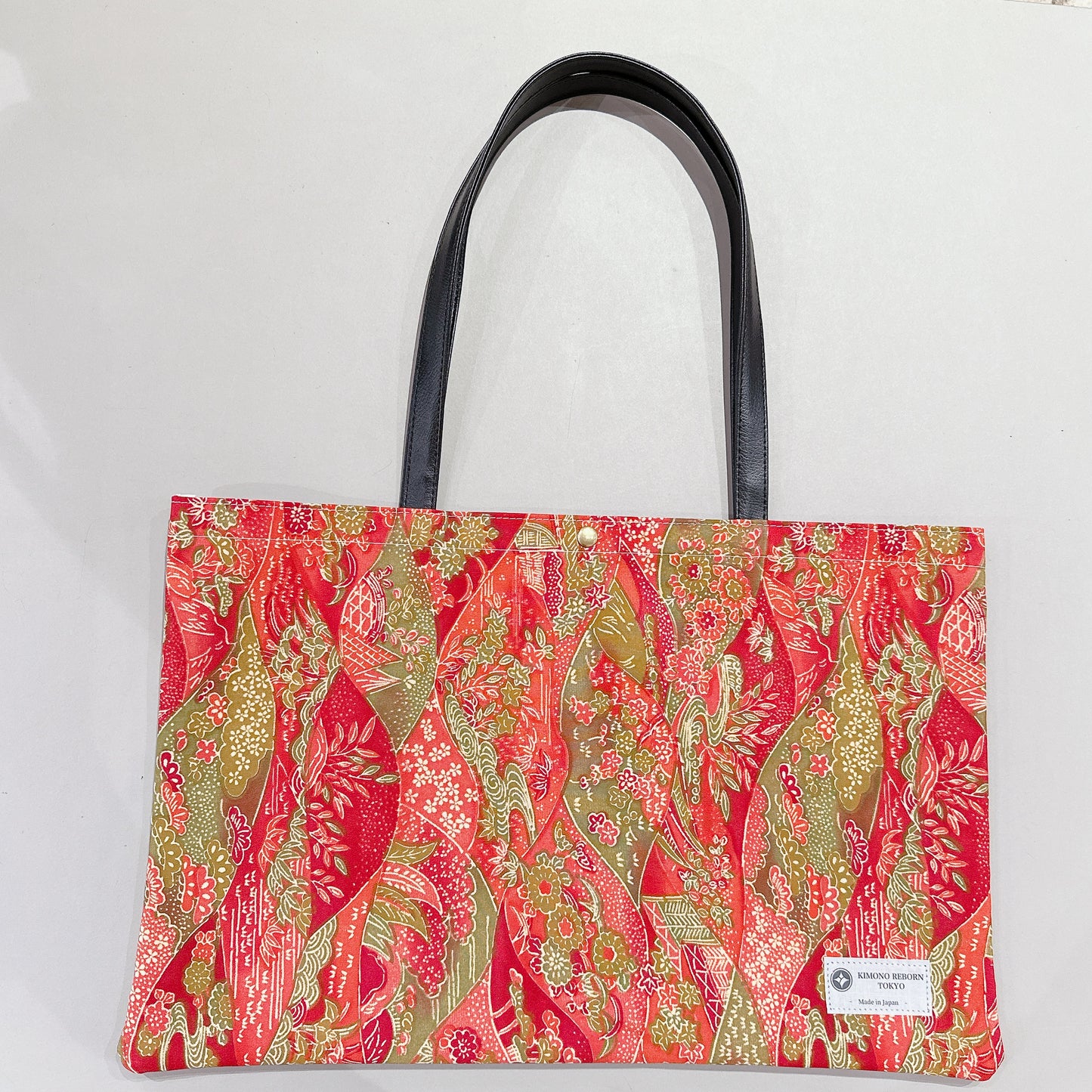 Kimono Tote Bag (w/button), 178