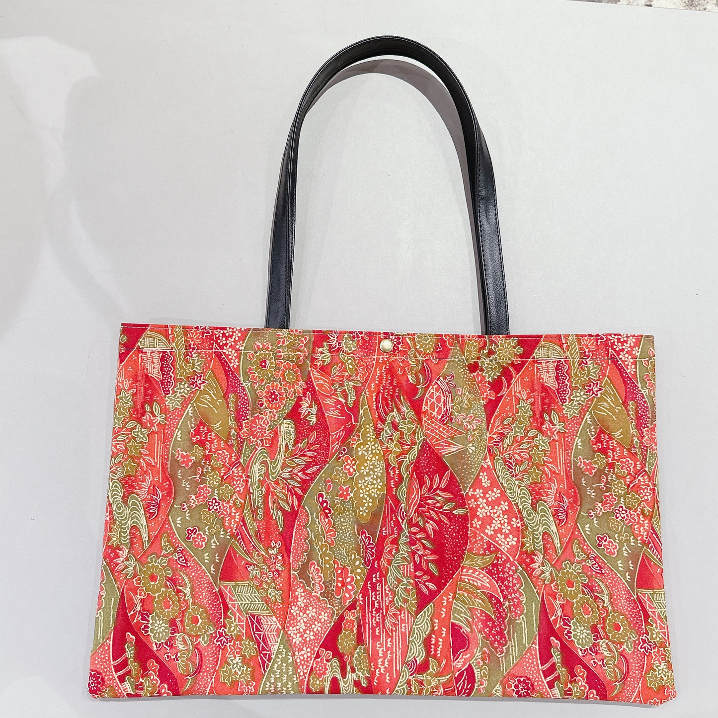 Kimono Tote Bag (w/button), 178