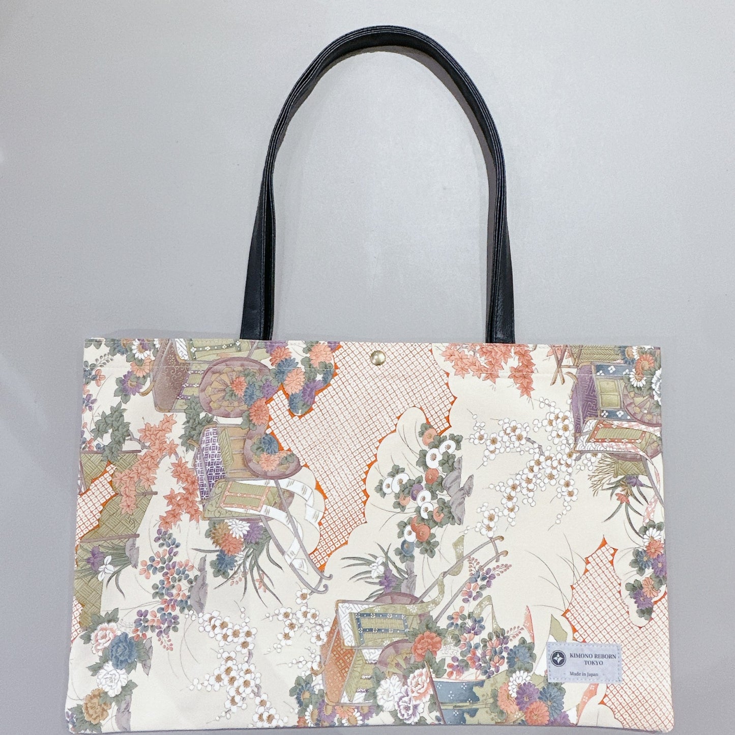 Kimono Tote Bag (w/button), 183