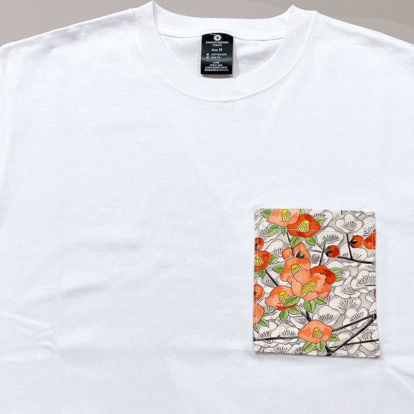 【Size: M】着物Tシャツ　White 03