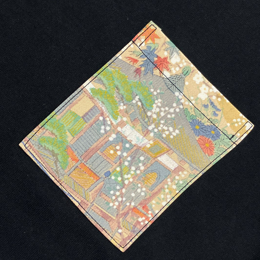【Size:XL】Kimono T-shirt, Black 39