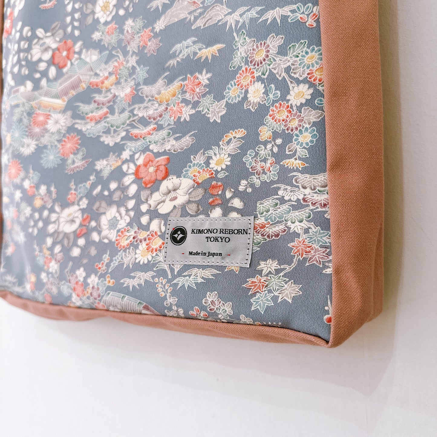 Kimono Tote with depth Pink 15