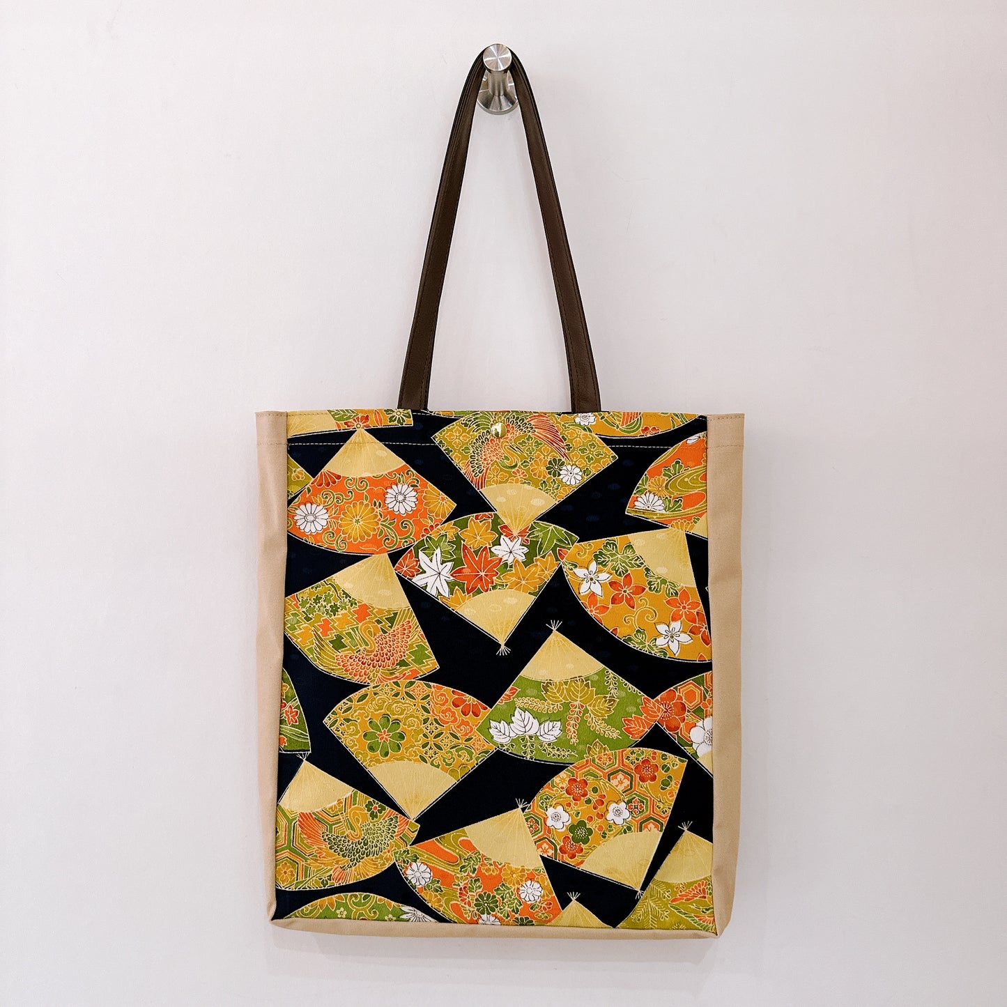 Kimono Tote with depth Beige 20