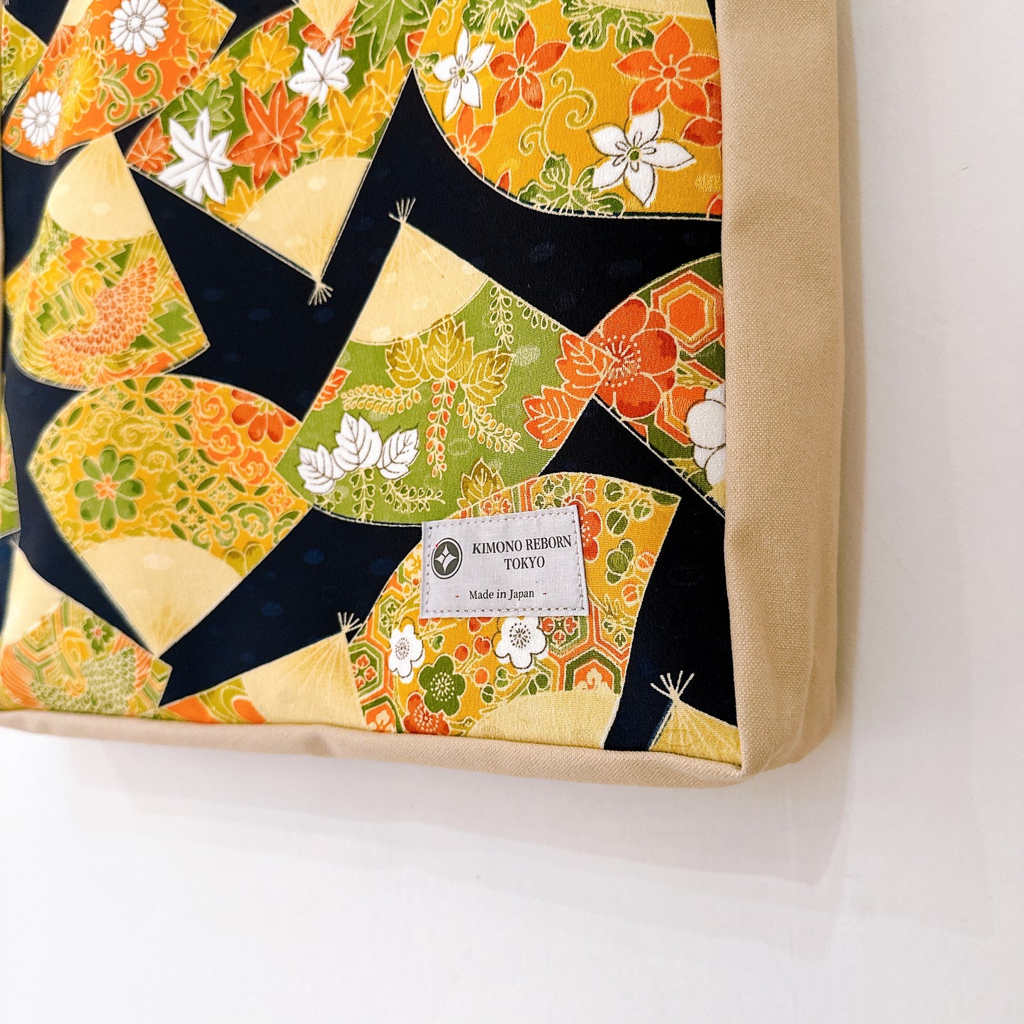 Kimono Tote with depth Beige 20