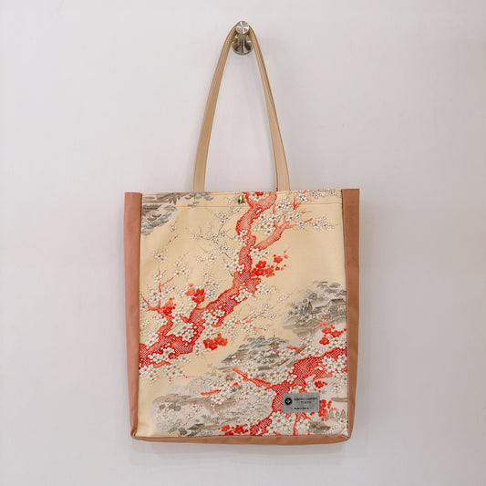 Kimono Tote with depth Pink 16